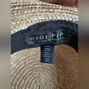 GIGI PIP | Accessories | Gigi Pip Faye Short Natural Straw  display picture 1